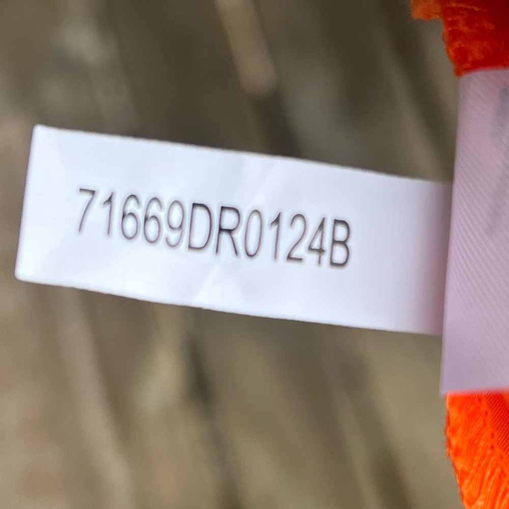 🆕 Gianni Bini Orange Women’s Slip Midi Dress Size 12 - Picture 12 of 12